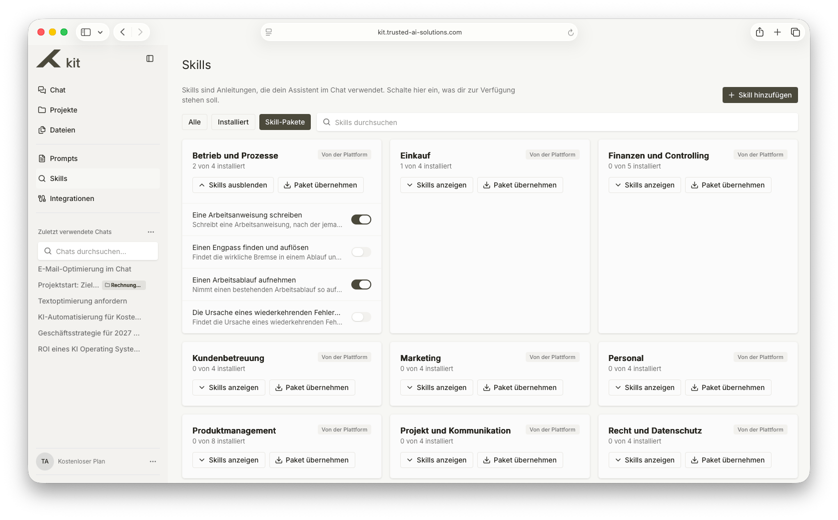 Skills & Workflows